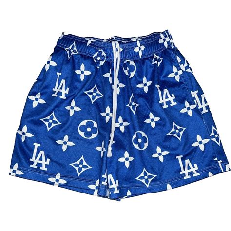 blue louis vuitton shorts|Louis Vuitton shorts men's.